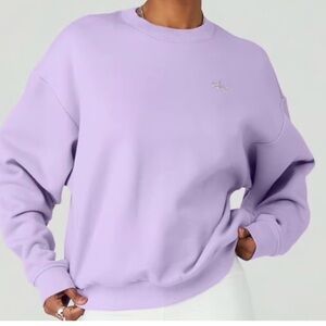 ALO Yoga Lavender -Accolade Crew Neck Pullover - Women’s Sweater -